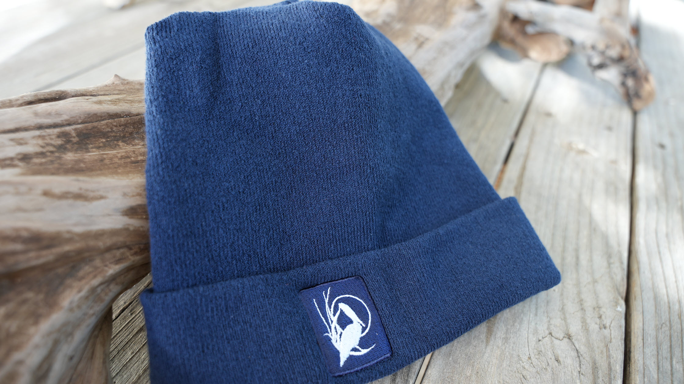 navy beanie