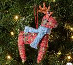 Click here for more information about Plaid Deer Ornament
