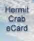 Hermit Crab ecard stationery